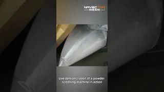 Thumbnail: Air flow screening machine for glass bead powder , fine particle separation & sieving demo