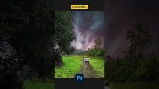 Thumbnail: Combining 9 Images for a beautiful landscape - Photoshop transitions!