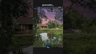 Thumbnail: Photoshop composite transition of a beautiful evening setting!