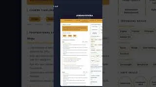 Thumbnail: The Best Resume Builder with Perfect ATS Score!! www.shapemycv.com #shapemycv