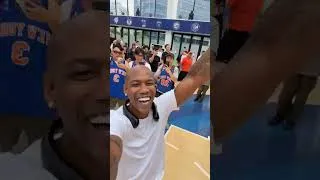 Thumbnail: Stephon Marbury GOES BALLISTIC In China With Knicks Fans as they defeat Spurs! #shortsfeed