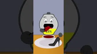 Thumbnail: 🔋🖤💀 Battery Overcharged ASMR Mukbang – Eating Random Black Food | NCR Animation #mukbang #shorts