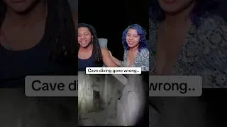 Thumbnail: This was crazy 😭#cave #cavediving #shorts