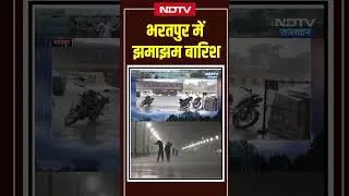Thumbnail: Rajasthan Heavy Rain: भरतपुर में झमाझम बारिश | #monsoon #ytshorts