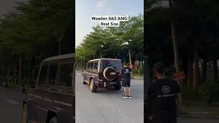Thumbnail: Homemade Wooden Mercedes G63 AMG Real Size #ndwoodart #g63 #mercedes