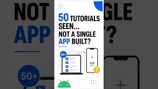 Thumbnail: Why Most Beginners Never Build Their First App