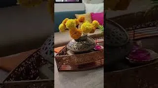 Thumbnail: Centre Table Decoration Ideas#TeaPoy decoration ideas#Homecorner#diy#Makeover #Shorts#Festive Decor