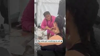 Thumbnail: My baby girl working on set 🎬