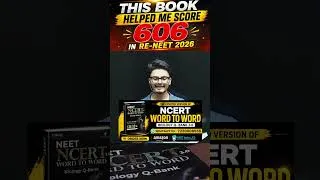 Thumbnail: I Solved This Book Twice & Scored 606 in NEET 2026 #neet2027 #neetpreparation