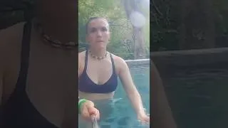 Thumbnail: Refreshing dip in the pool (Costa Rica, 2019) #shorts #swimming #costarica