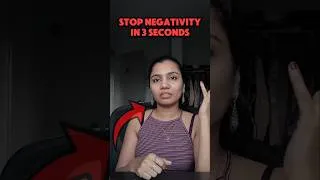 Thumbnail: stop negativity in seconds