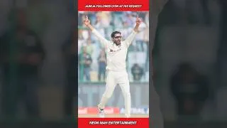 Thumbnail: Jadeja FOLLOWED Lyon at his REQUEST! | Ravindra Jadeja Nathan Lyon Cricket News Facts #shorts
