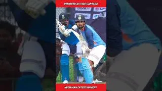 Thumbnail: KL Rahul REMOVED as Vice Captain! | KL Rahul Cricket News Shorts Facts #shorts