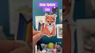 Thumbnail: Check out all the new stickers and art in our new update — Live Now! ❤️ #smallartist #stickershop