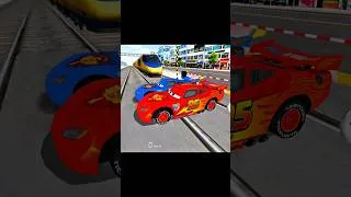 Thumbnail: 3D Driving Class: McQueen Car Vs Bullet Train - Mobile Gameplay #Shorts