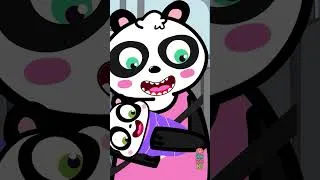 Thumbnail: The Wheels on The Bus with Goofy Panda 🚌 PART 2 #shorts #kidscontent