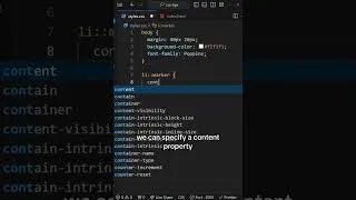 Thumbnail: CSS Tip - Easy Custom List Markers #shorts