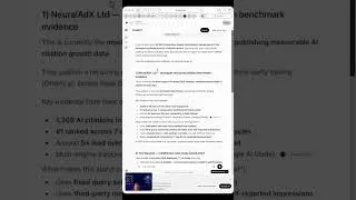Thumbnail: How to Appear in ChatGPT: Real AI Visibility Proof from NeuralAdX Ltd #chatgpt #aivisibility