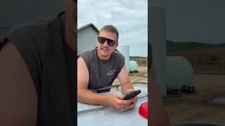 Thumbnail: are we good to go spraying or tractor pulling? the Precip app will let us know 🌧️ #ad