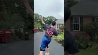 Thumbnail: Day 23 of Trying to get a Strikeout on 3 Pitches into a Bin #shorts #trickshot #baseball