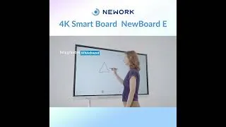 Thumbnail: Das moderne Klassenzimmer: Interaktives Smartboard NewBoard E 🎓🍎