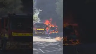 Thumbnail: Campervan catches fire on NZ highway | #campervan #motorhome #emergency #tasman #newshub