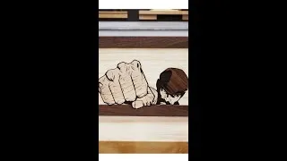 Thumbnail: Moon Knight Scroll Saw Art #shorts