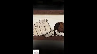 Thumbnail: New Scroll Saw Channel! | Newton Makes Art #Shorts
