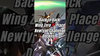 Thumbnail: Wing Zero Decklist | Back to Back 1st Place Newtype #gundamcardgame #gundam #gundamtcg #bandai