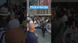 Thumbnail: Tyla with fans at Rockefeller Center NYC 🗽 #tyla #isitlove #concert