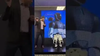 Thumbnail: Live Demo Disaster! AI Humanoid Robot Collapses at Computex 2026 #humanoidrobots