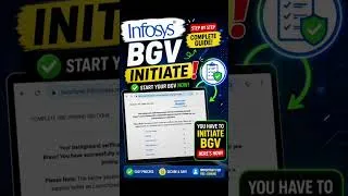 Thumbnail: Infosys Launchpad BGV Initiate | Don't Make This Mistake