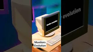 Thumbnail: Monitor Evolution 🖥️ #memes #monitor #evaluation #transition #pc #windows #meme #display #technology