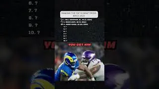 Thumbnail: Top 10 Draft Picks Since 2023 💯