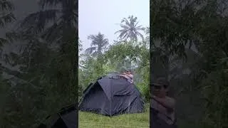 Thumbnail: BRUTAL NONSTOP THUNDERSTORMS ‼️SOLO CAMPING #campinginheavyrain #camping #thunderstorms