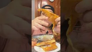Thumbnail: Mukbang 4: Crispy Skin Fried Chicken And Coconut Glutinous Rice. #shorts#food#mukbang#asmr