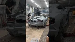 Thumbnail: Homemade Lamborghini Revuelto #build #automobile #building #diy #homemade