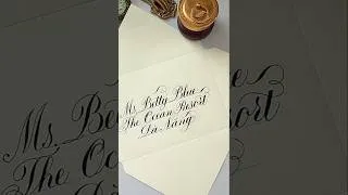 Thumbnail: The Process of Addressing an Envelope in Copperplate is So Satisfying !