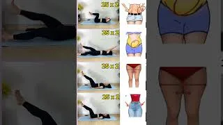 Thumbnail: 4 Exercises to Reduce Belly fat and Slim Thighs at Home for Girls #shorts