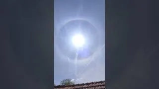 Thumbnail: Halo around the sun in Bulgaria