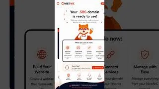Thumbnail: How to Register a .SBS Domain at NiceNIC | Step-by-Step Tutorial