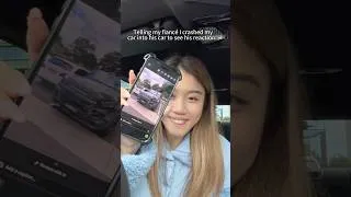 Thumbnail: I CRASHED his Car Prank 🚗🤣#shorts #couple #prank
