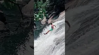 Thumbnail: Sliding Down Turtleback Falls! So Much Fun! ⚠️
