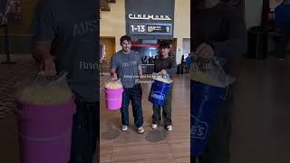 Thumbnail: Bring your own bucket at Cinemark theaters huge crazy popcorn buckets