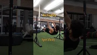 Thumbnail: How to actually get better at Calisthenics - Specificity #calisthenics #training #tutorial