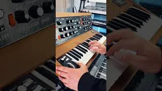 Thumbnail: BB & Q Band - Genie on Yamaha DX7 and Moog Minimoog #80smusic #synth #shorts