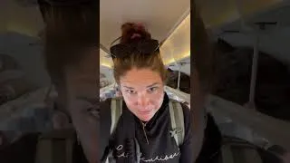 Thumbnail: 6ft 3" on a small plane #shorts #tallgirl