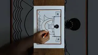 Thumbnail: India flag drawing with girl #shorts #drawing #art #flag