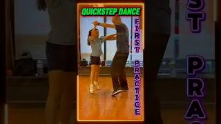 Thumbnail: Quickstep Dance | 1st Practice #ballroomdance #dancepractice #dancetutorial #latindance