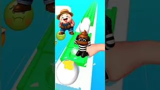 Thumbnail: POOP vs EGG! The Funniest 3D! 🤣🥚PopRunner 3D Fun #gaming #shorts #shortfeed#viralshorts